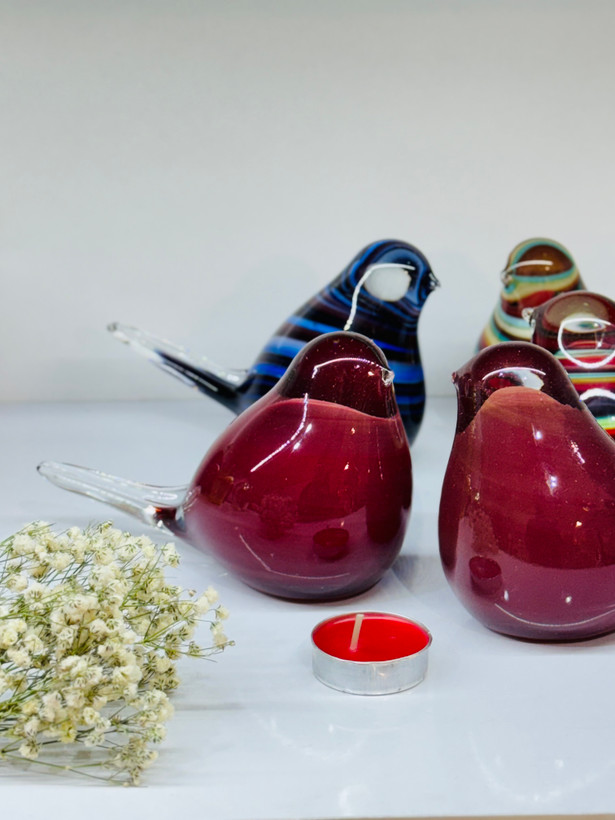 پرنده شیشه ای دکوری