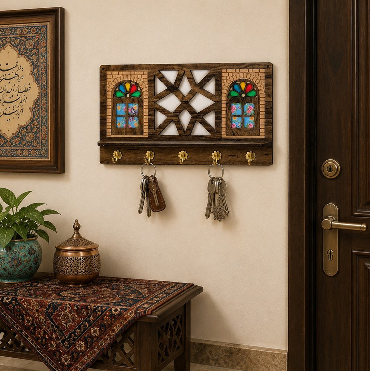 تابلو جاکلیدی پنجره مشبک